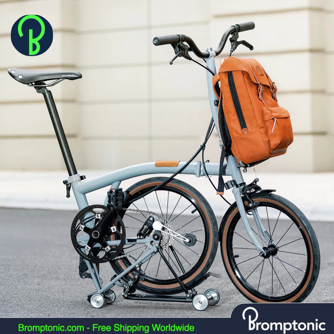 Brompton Faltrad-Rucksack 8.3L - Retro Multifunktions-Stadttasche