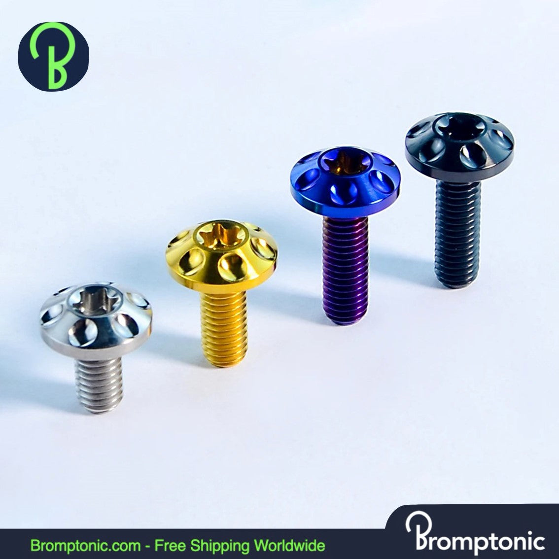 Bromptonic Titanium Bolt for Front Carrier Block Hole Cover