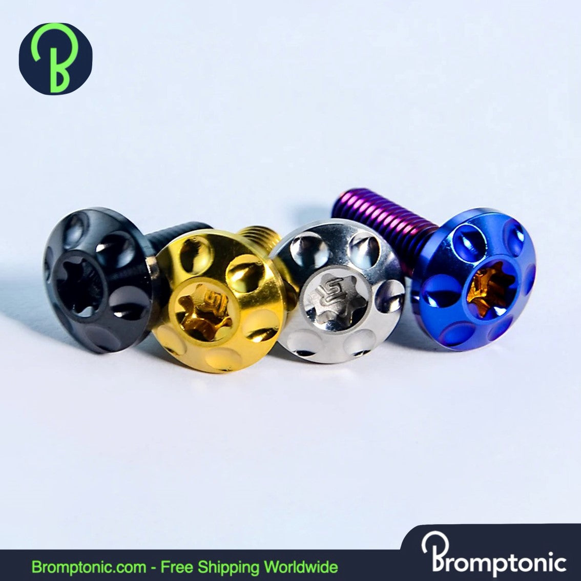 Bromptonic Titanium Bolt for Front Carrier Block Hole Cover