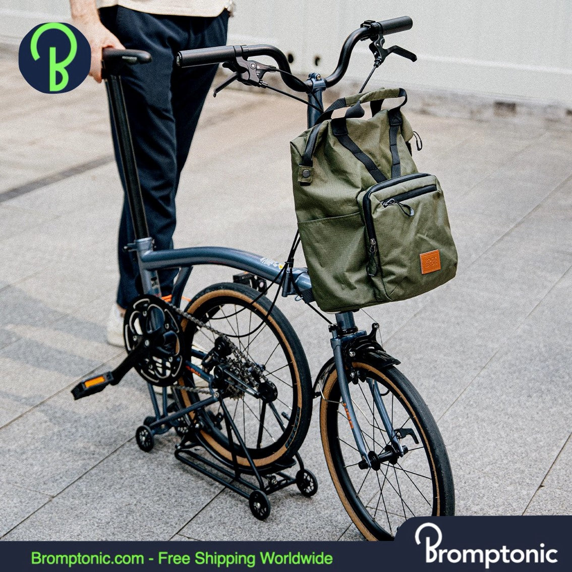 OUTLET - Brompton Folding Bike Backpack 11.5L – Multifunctional Zipper Bag