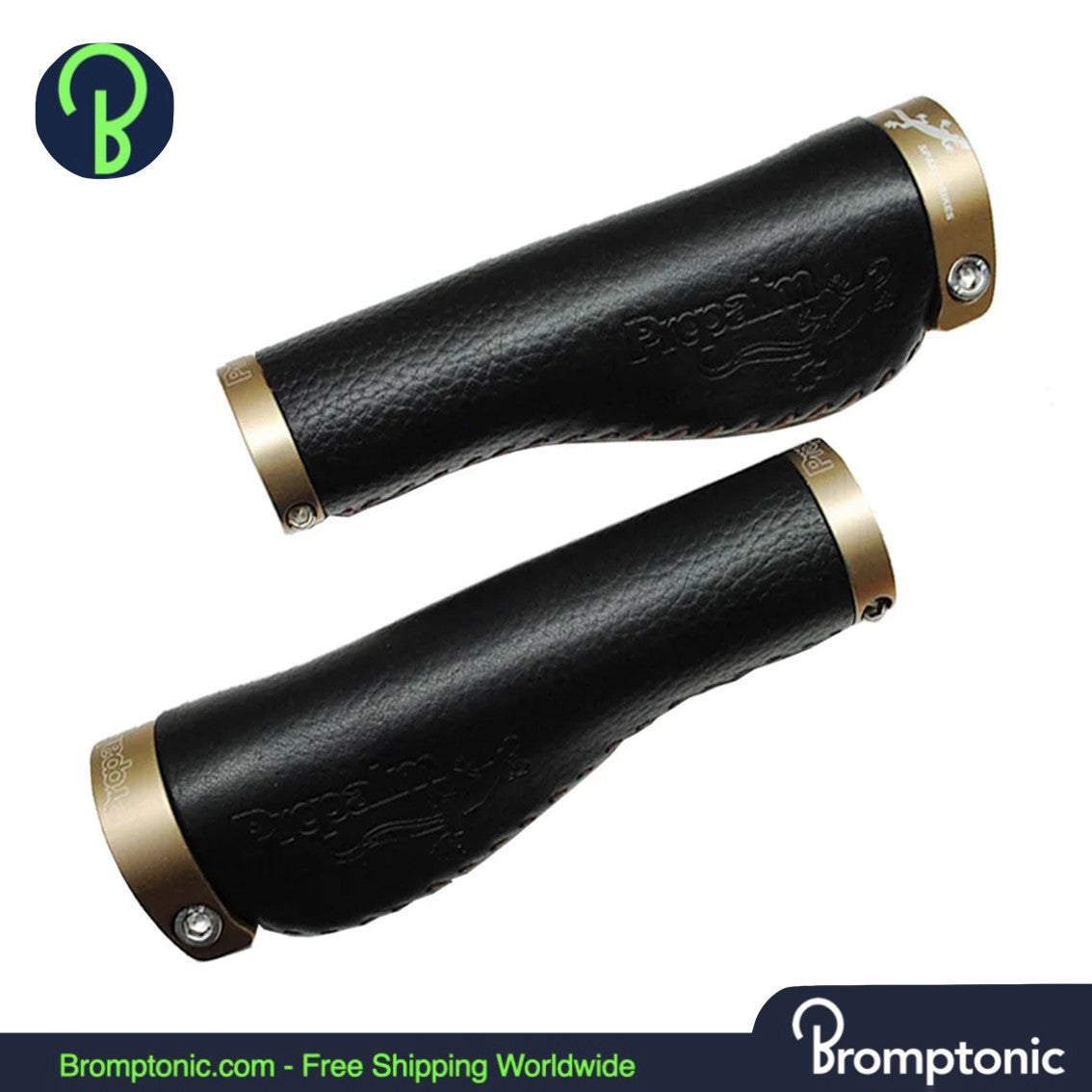 Brompton Leder Lenkergriffe - Ergonomisches Lock-On Design