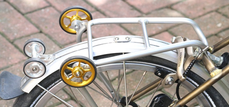 Brompton Aluminium Q Typ Hinterradgepäckträger für Brompton Fahrräder 138g